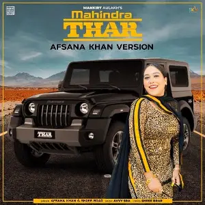 Mahindra Thar Afsana Khan